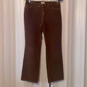 3/$10 St. John’s Bay 10P Brown Stretch Boot Cut Corduroy Pants